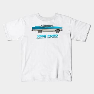 1958 Ford Fairlane 500 2 Door Hardtop Kids T-Shirt